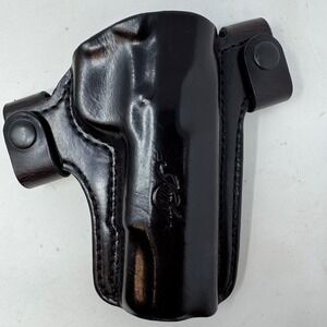 Mitch Rosen Express Line Premier 1911 5" Leather OWB Holster Black 37952 Kimber